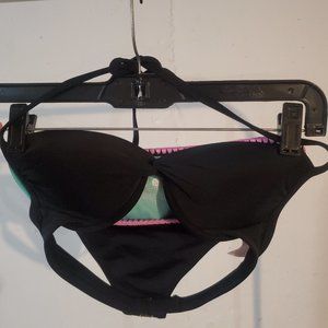 Xhilaration Black Bikini Top: X-Small/ Bottom: Small